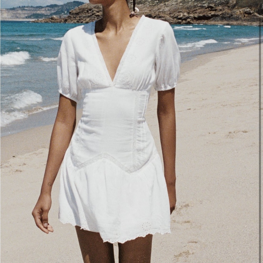 ZARA EMBROIDERED DRESS